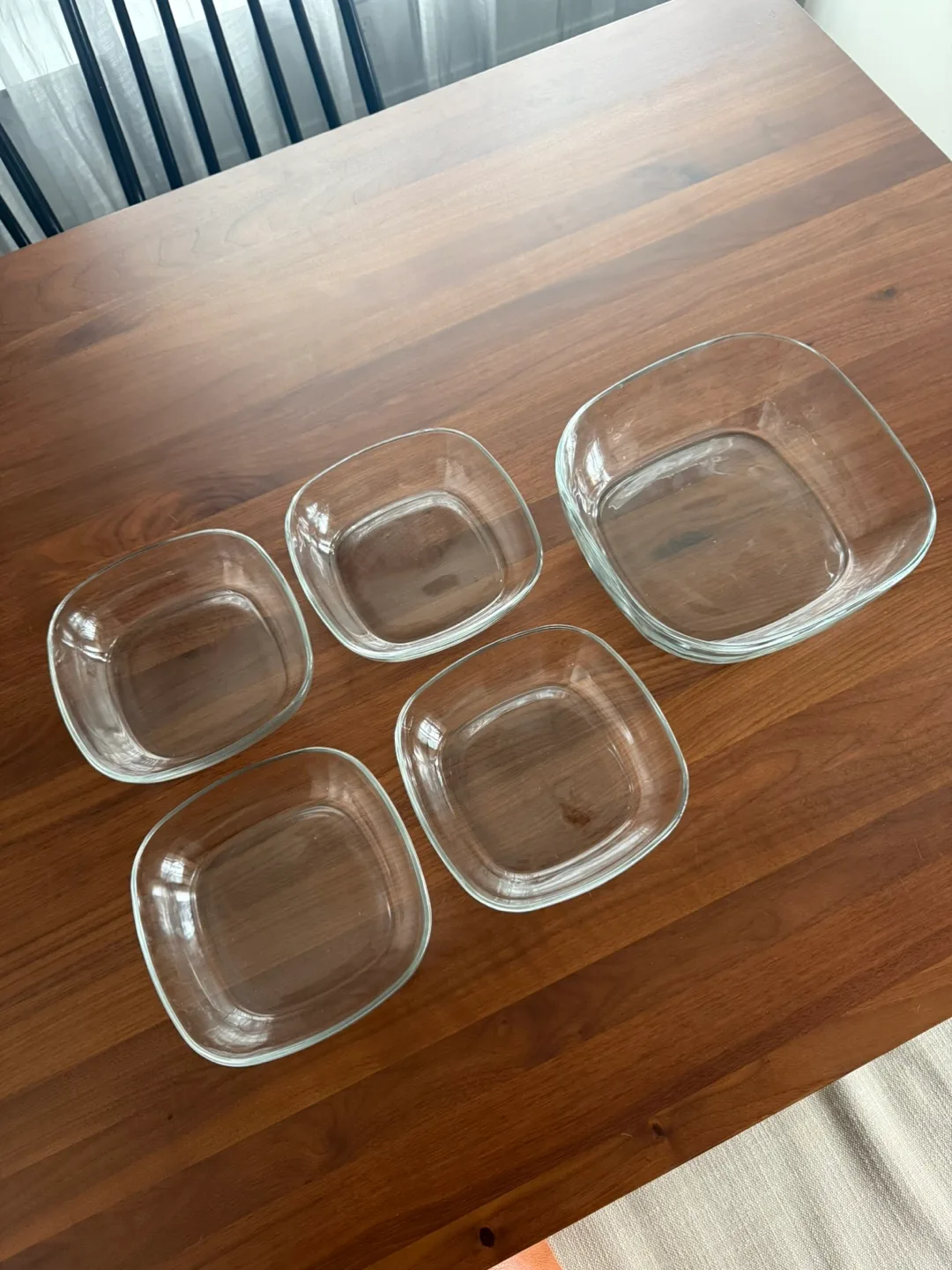 Glass Serving Dishes - Set of 5 thumbnail