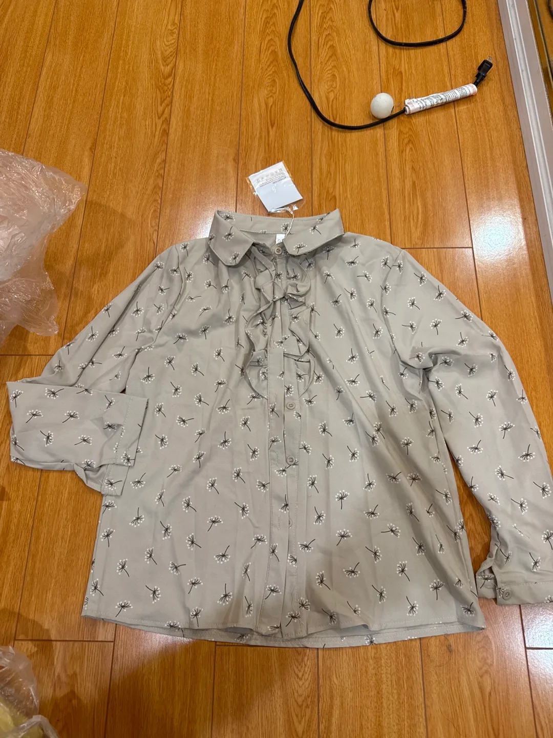 Floral Ruffle Blouse thumbnail
