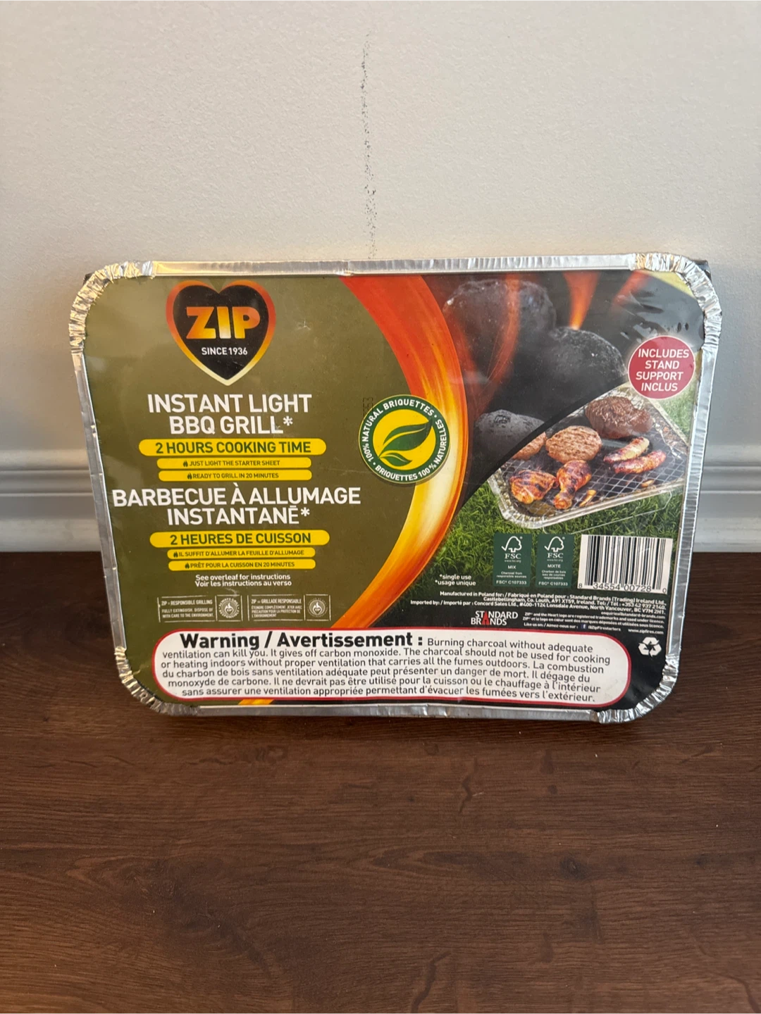 ZIP Instant Light BBQ Grill