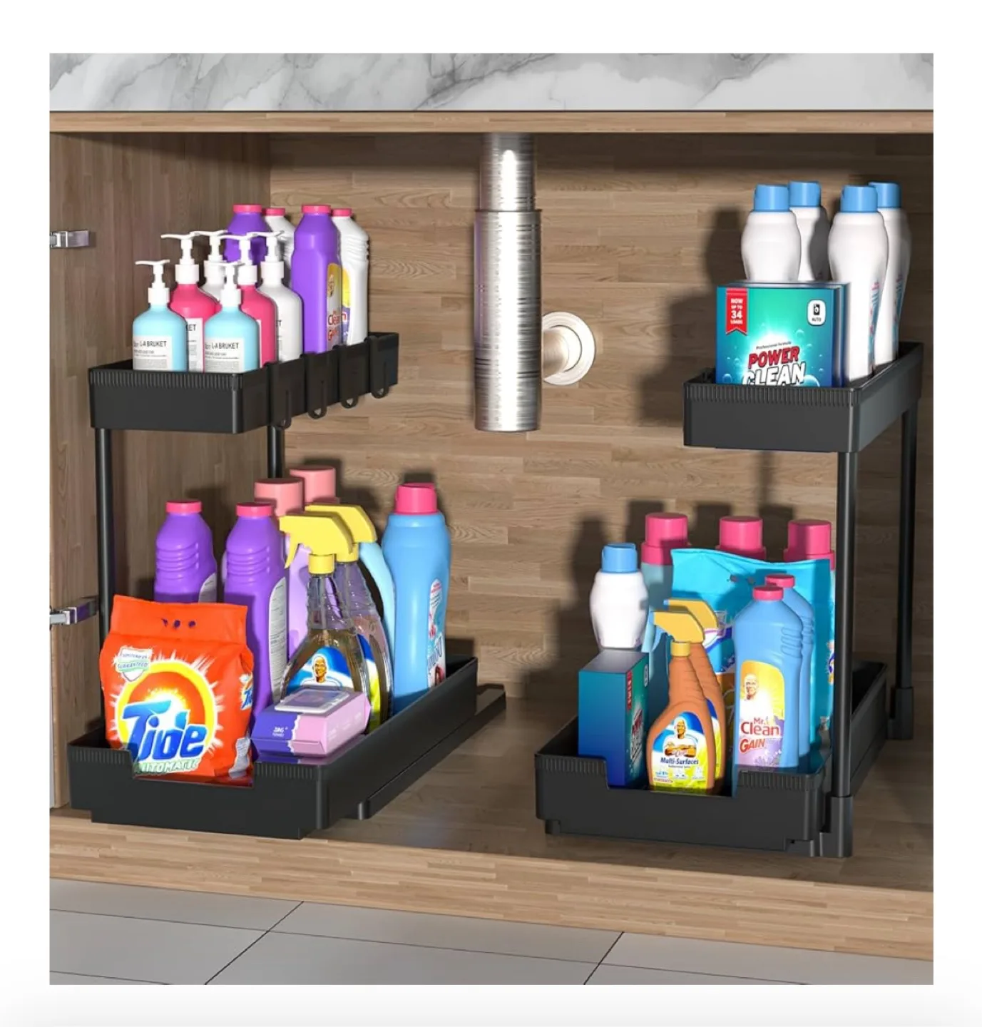 BRAND NEW Under Sink Organizer with Sliding Storage Drawer thumbnail