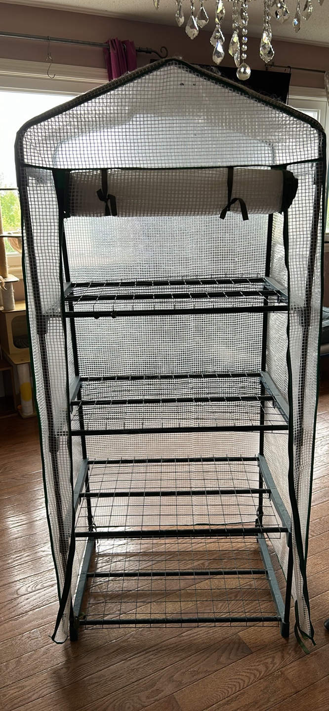 Portable Greenhouse with Shelves
