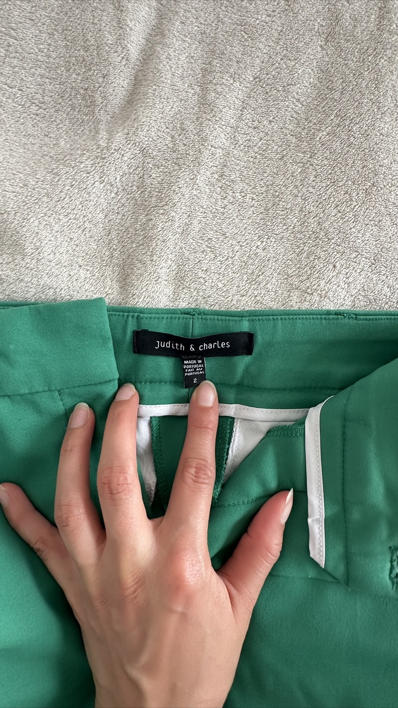 Judith & Charles Green Trousers - Size 4