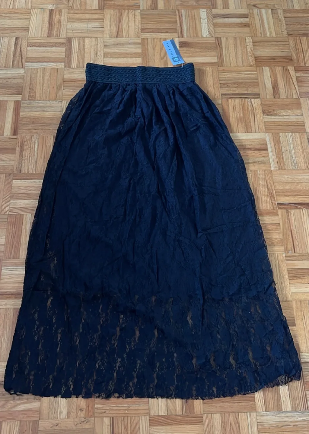 Casa Donna Black Lace Skirt - Size M thumbnail