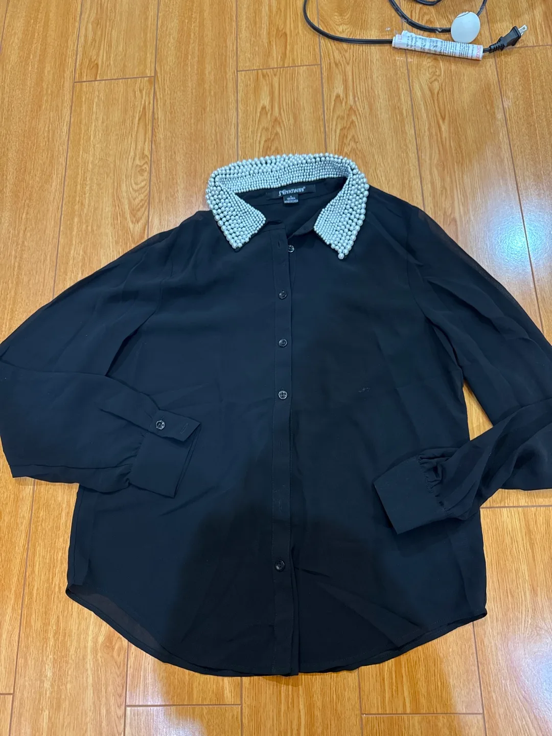 Seiyiatianni Black Blouse - XS/S thumbnail