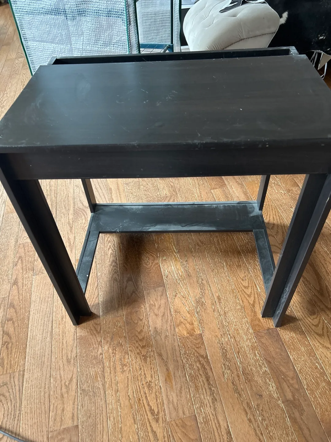Black Wooden Side Table image indicator(2)
