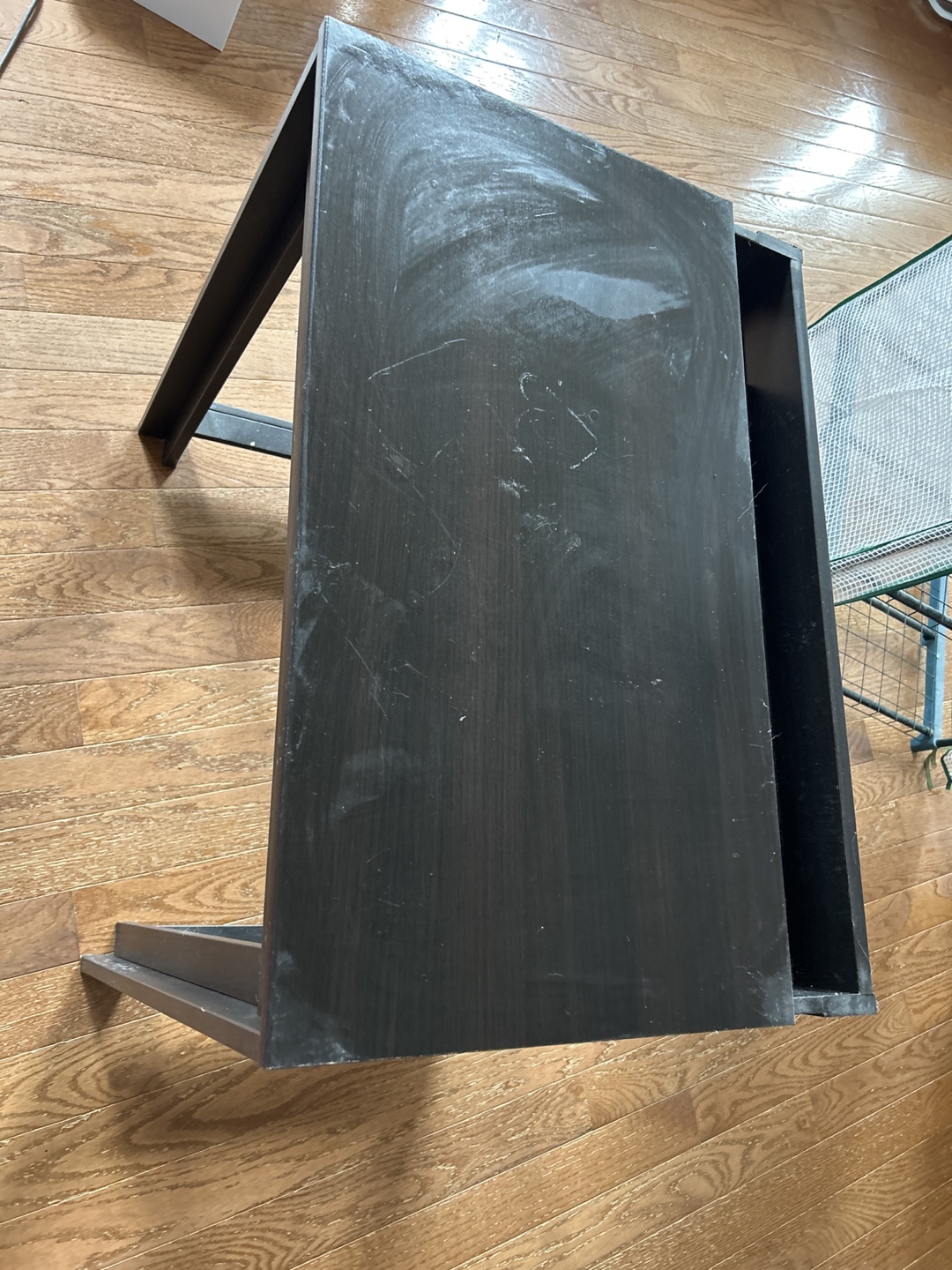 Black Wooden Side Table