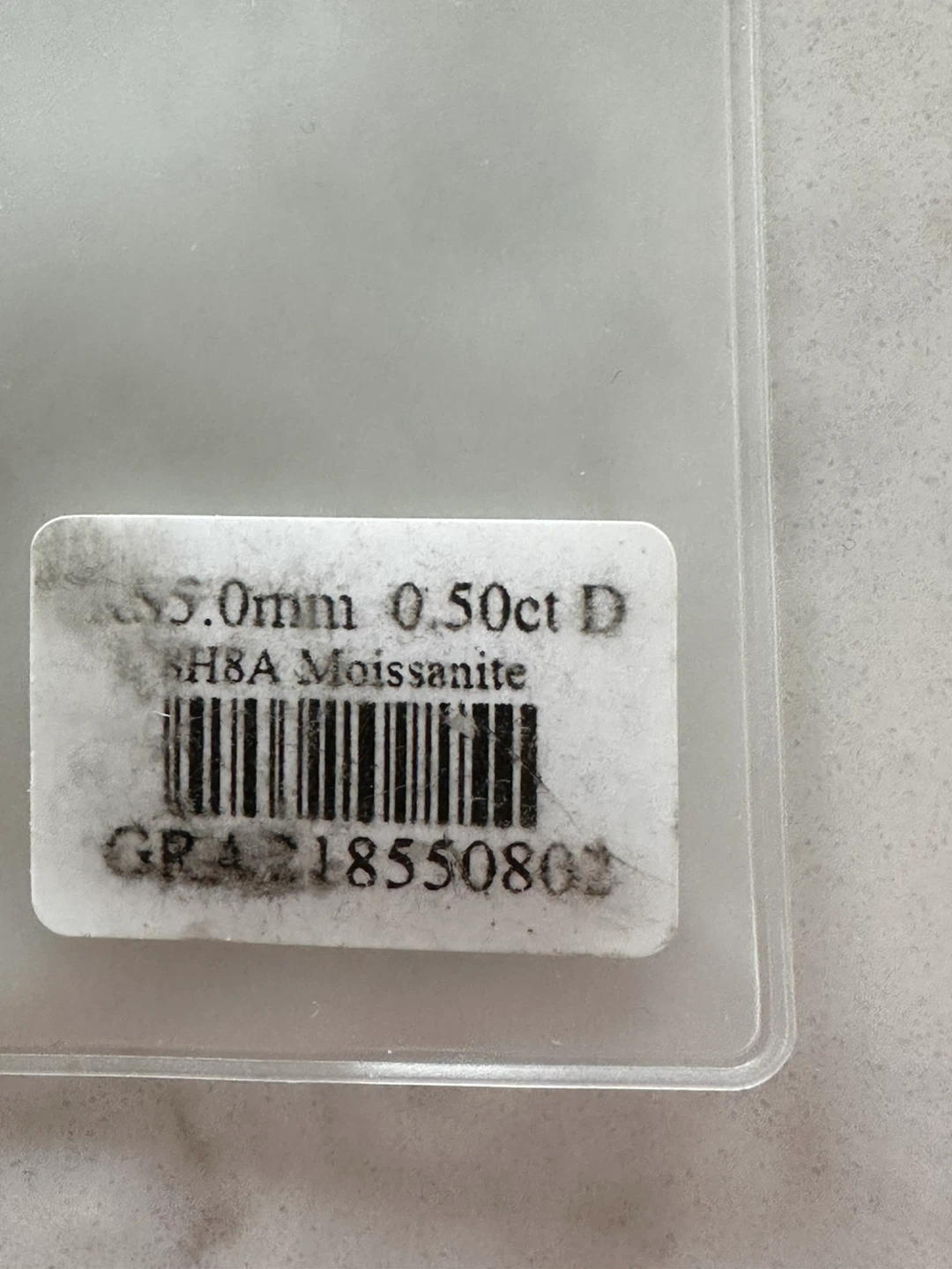 Moissanite Earrings 5.0mm 0.50ct D - photo 4