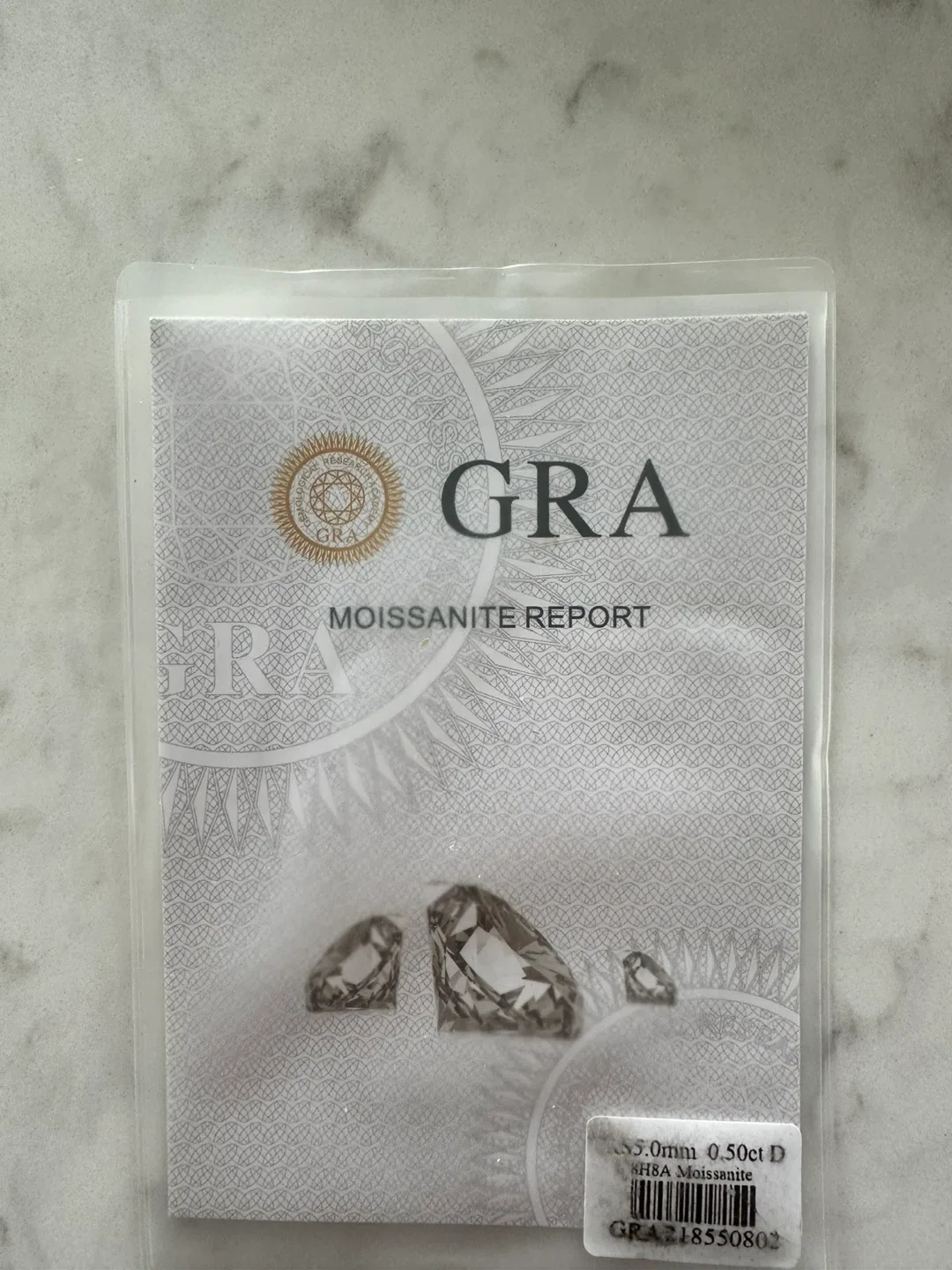 Moissanite Earrings 5.0mm 0.50ct D image indicator(3)