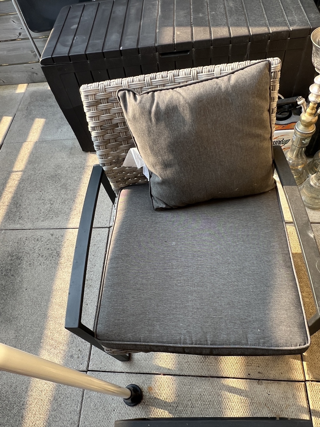 Outdoor Patio Set - Loveseat, Two Chairs & Table - photo 3