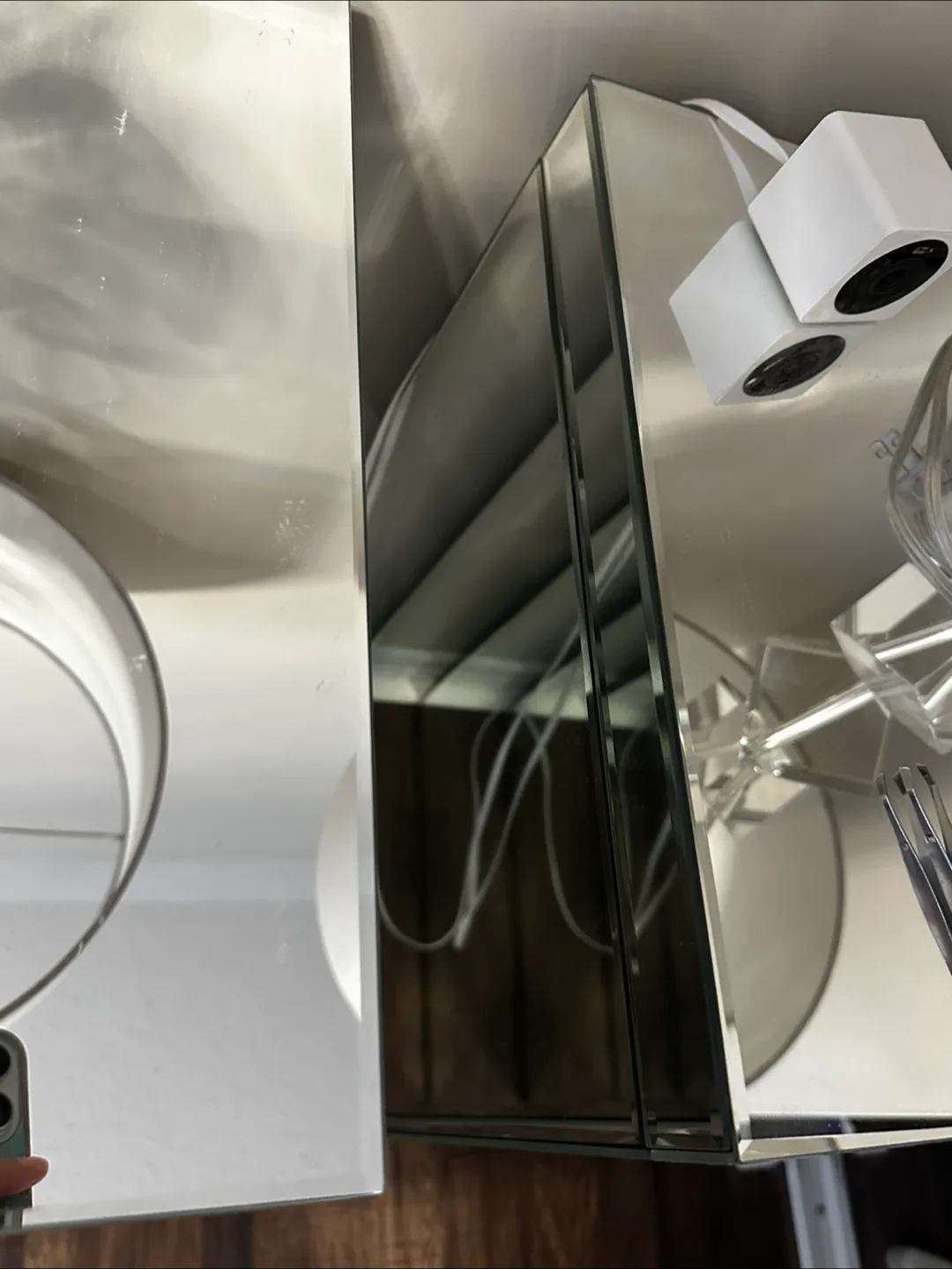 Set of mirror nightstand-PRICE IS FIRM image indicator(4)