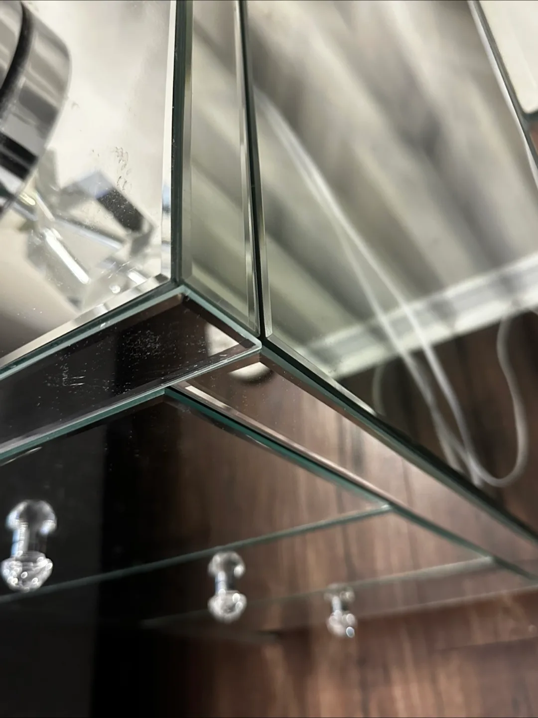 Set of mirror nightstand-PRICE IS FIRM image indicator(5)