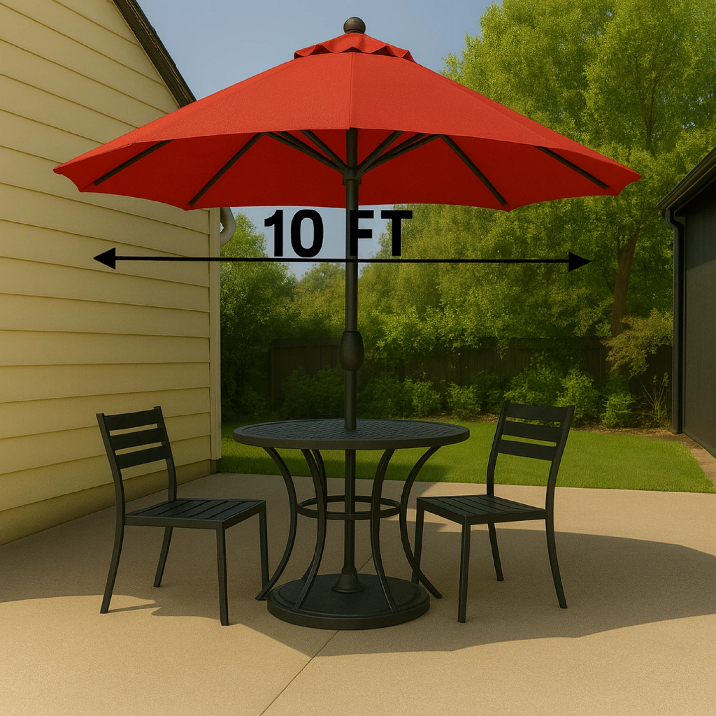10 FT Outdoor Patio Umbrella