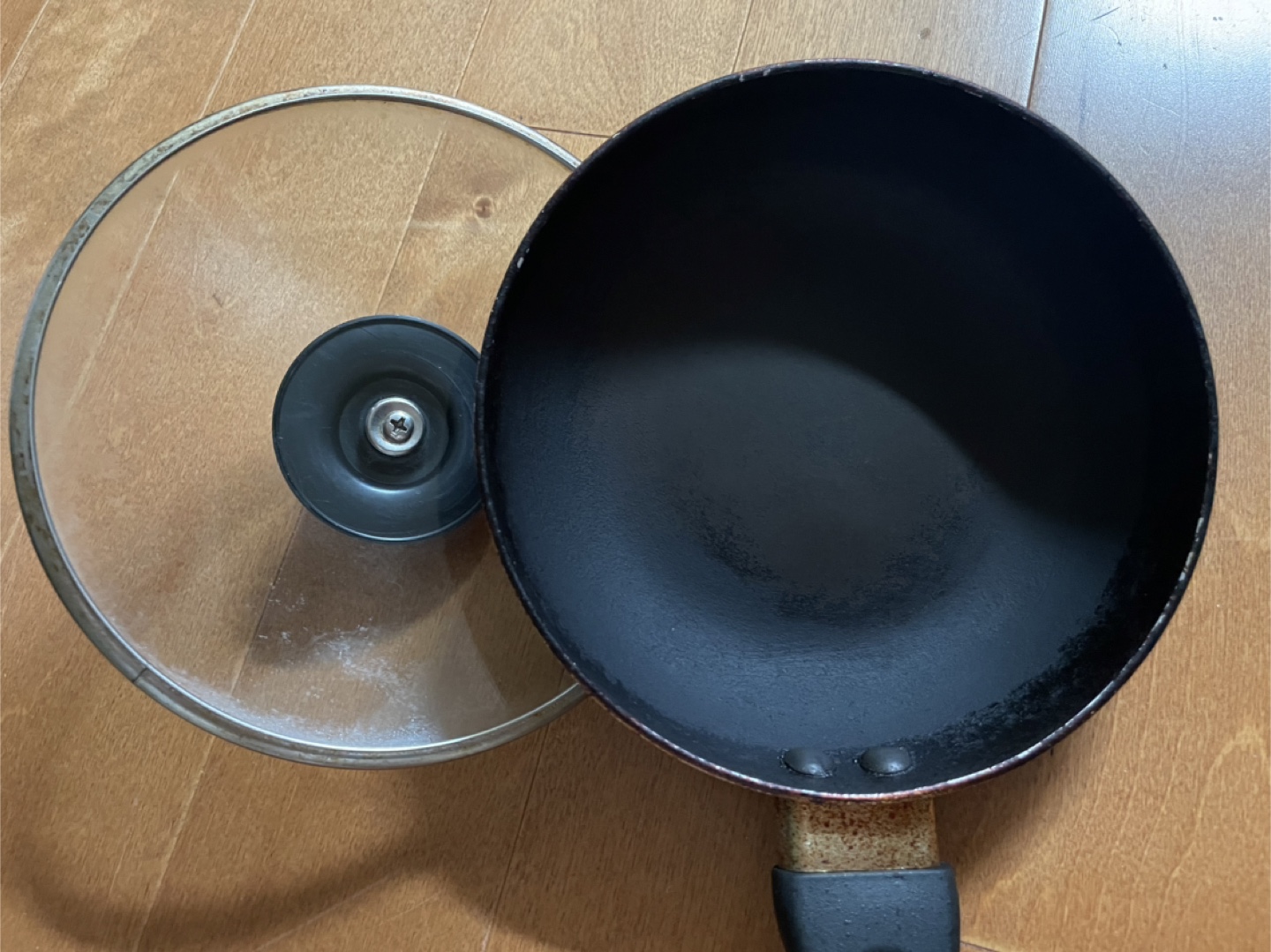 Used Small Frying Pan with Lid - photo 3