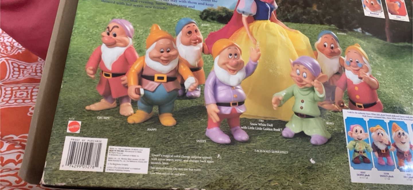 Disney's Snow White Seven Dwarfs Gift Set - Mattel - photo 5