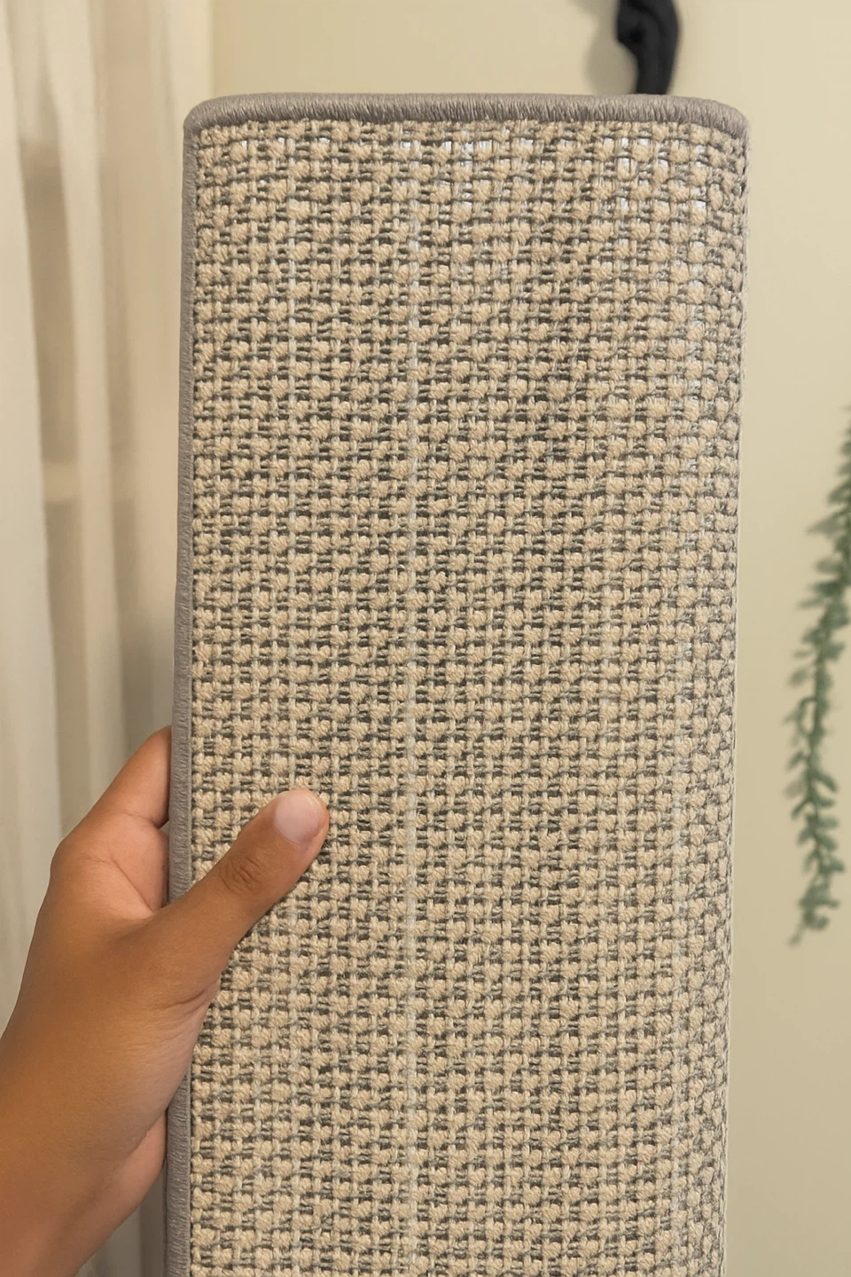 Beige & Grey Woven Rug