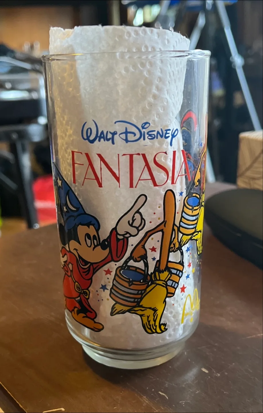 Walt Disney Fantasia McDonald's Glass 1980s thumbnail