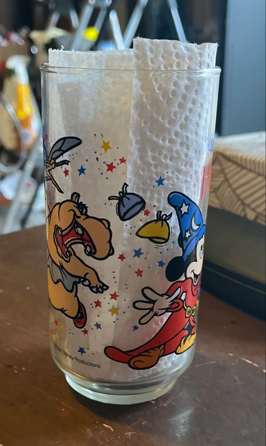 Walt Disney Fantasia McDonald's Glass 1980s image indicator(5)