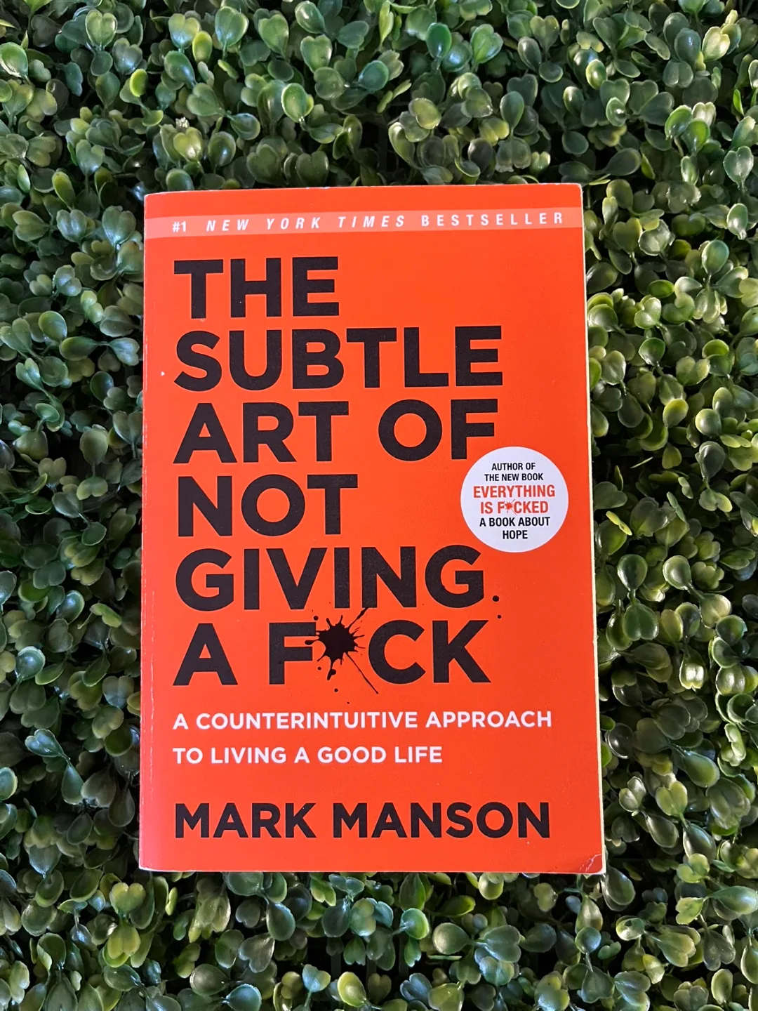 The Subtle Art Of Not Giving a book  Mark Manson thumbnail