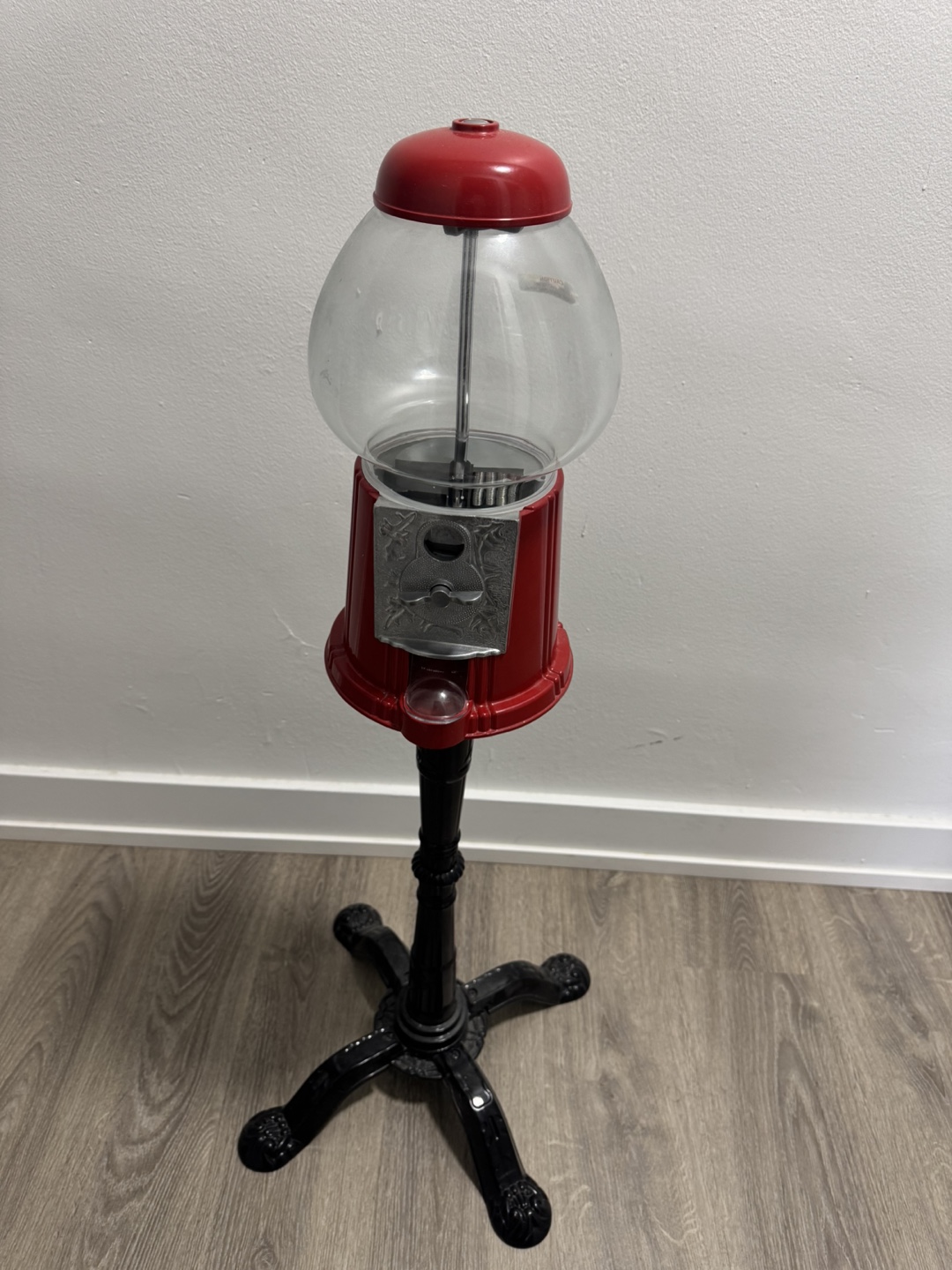 Vintage Red Gumball Machine with Stand - photo 3