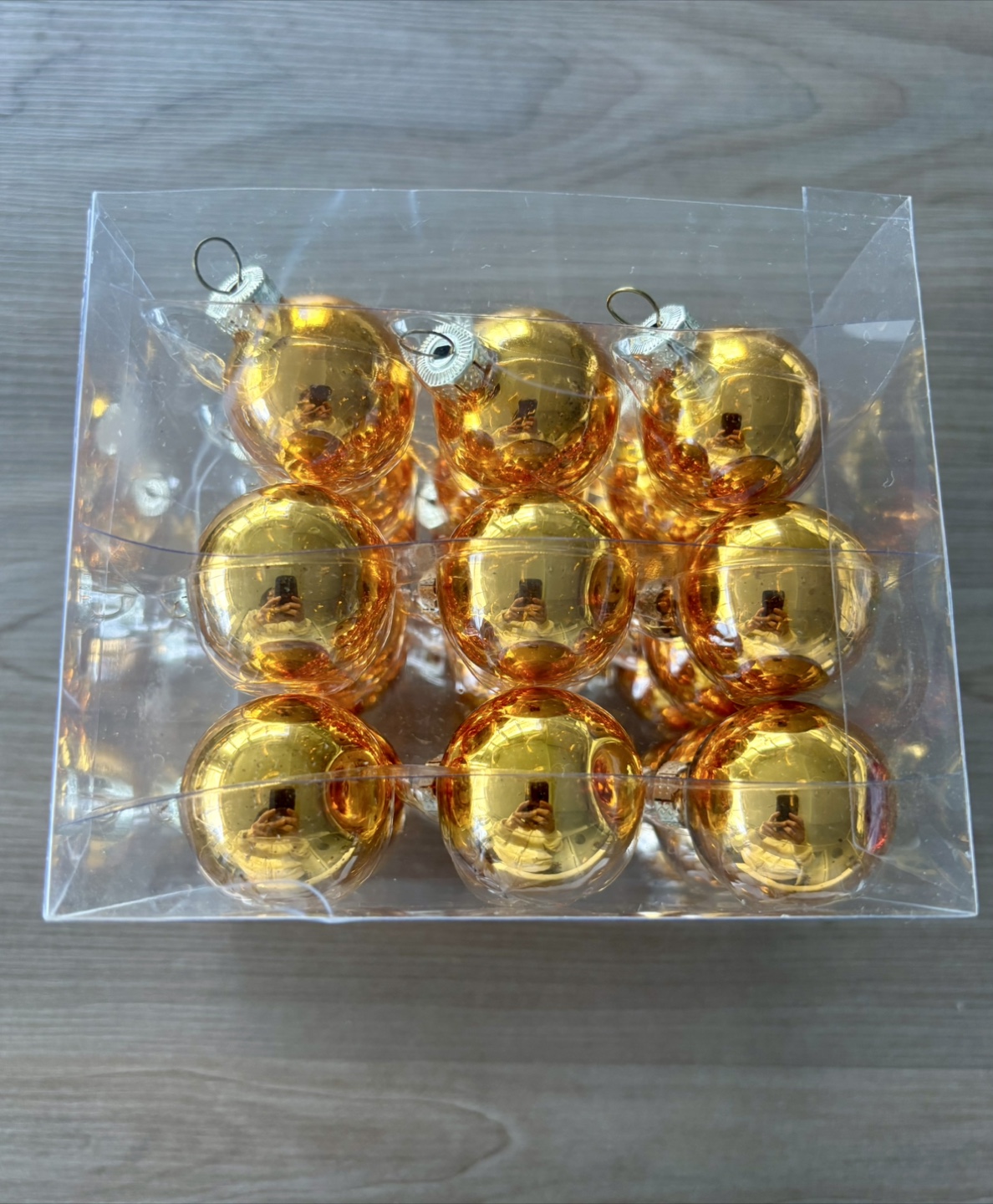 Gold Christmas Ornaments (Set of 27)