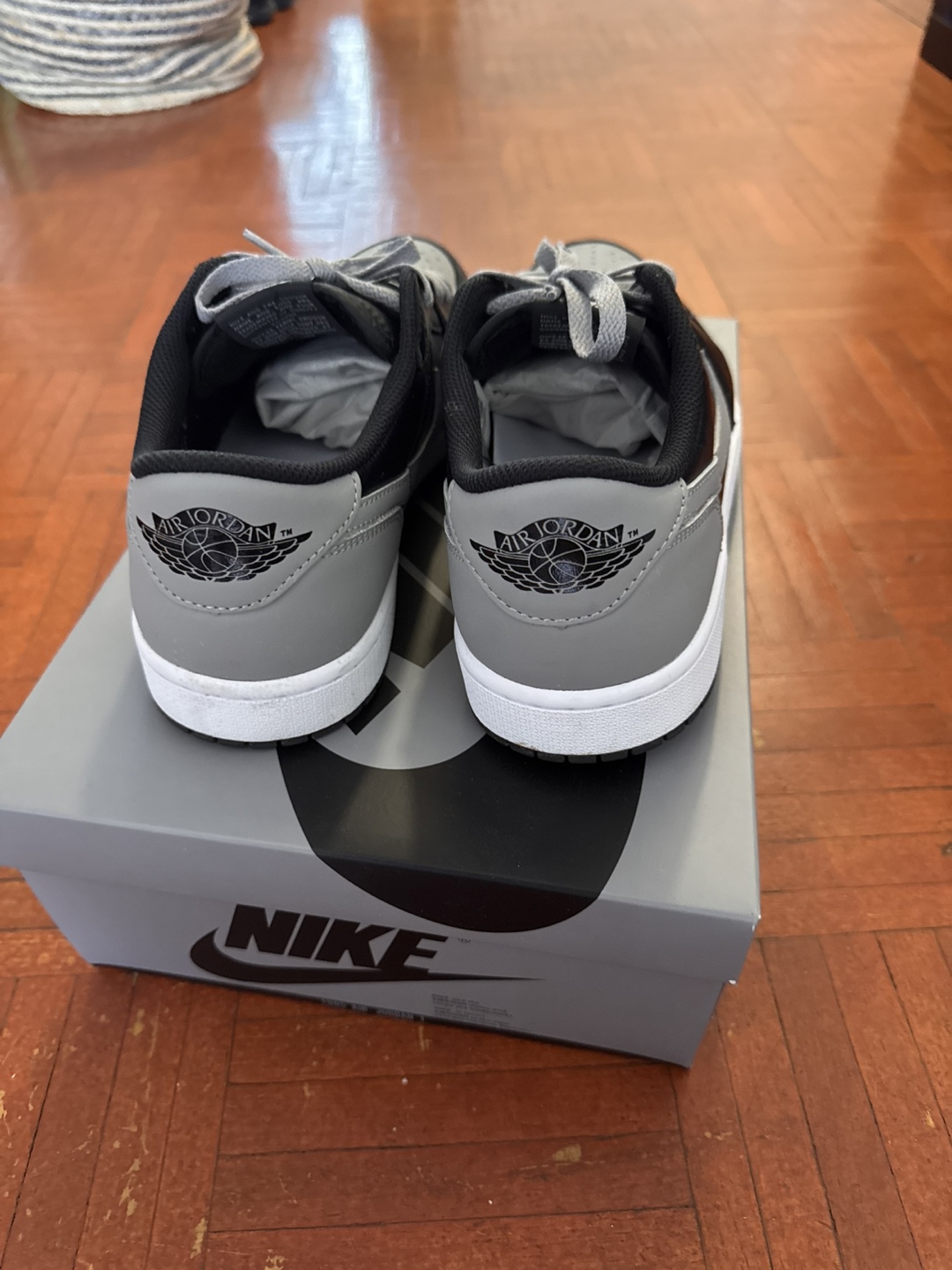 Nike Air Jordan 1 Low Shadow Grey - New - photo 2