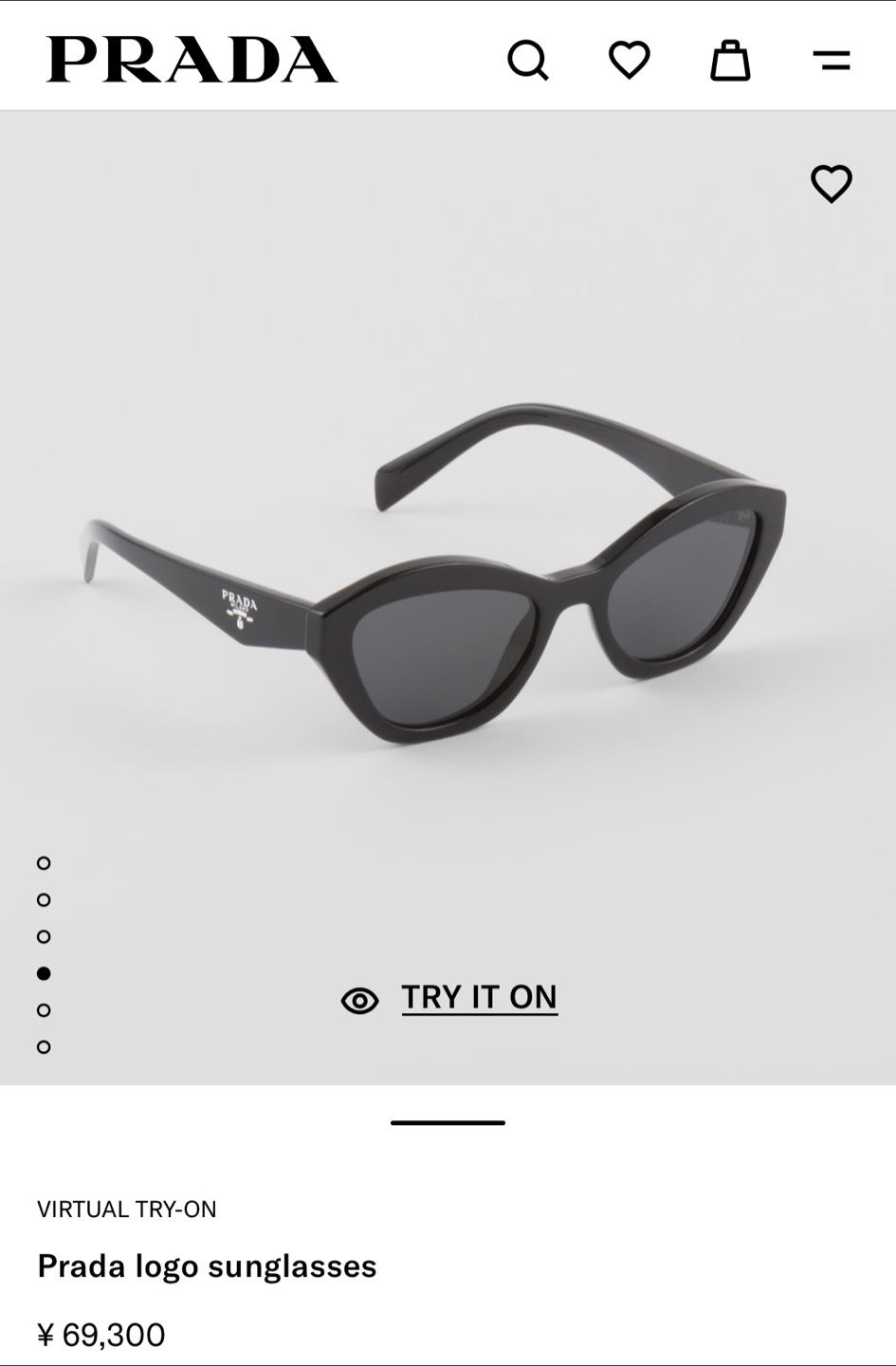 Prada Black Logo Sunglasses - photo 2