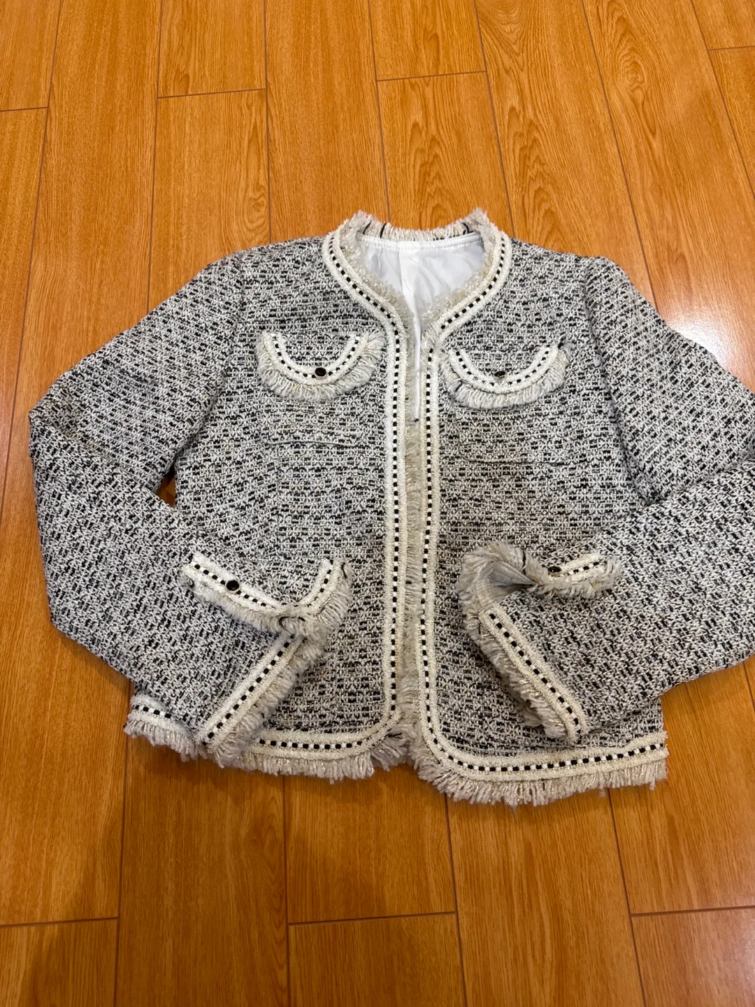 Tweed Jacket - Black & White thumbnail