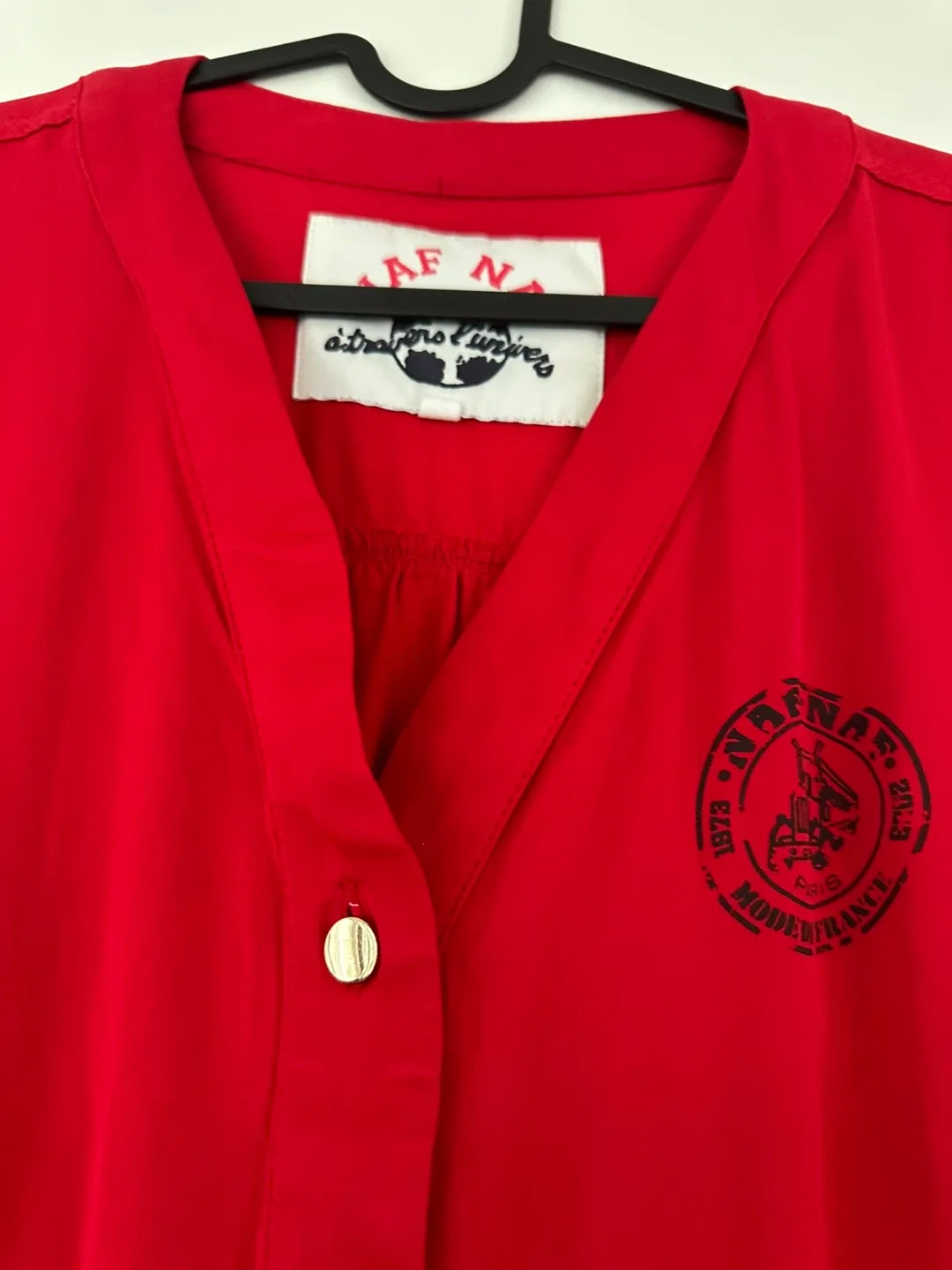 NAF NAF Red Jumpsuit - Size 36 image indicator(2)