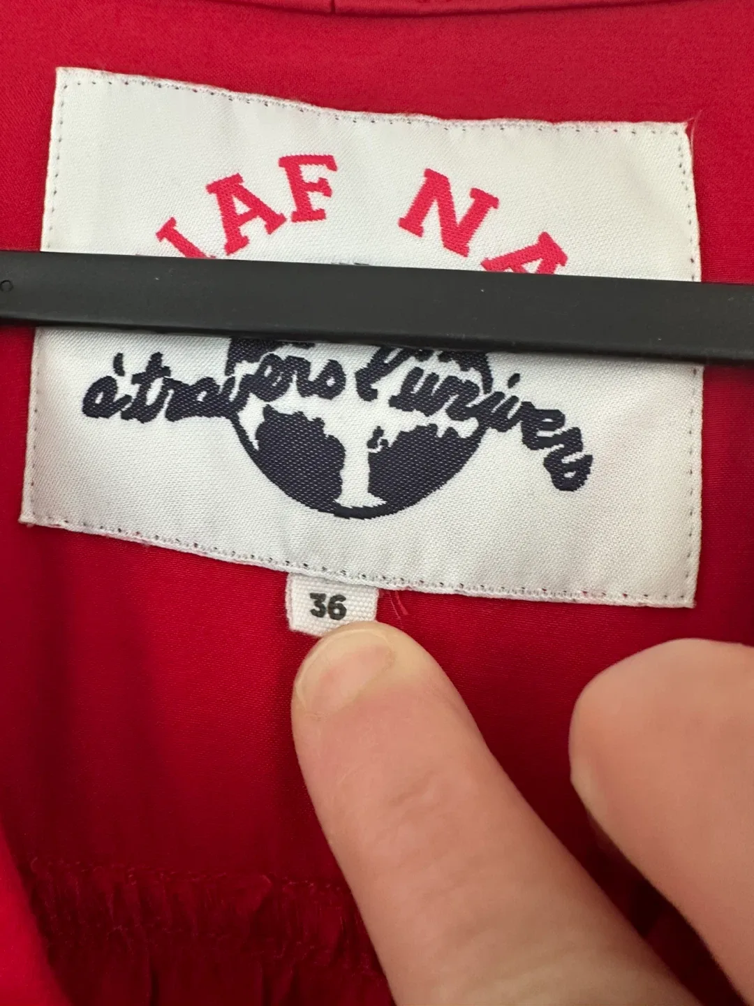 NAF NAF Red Jumpsuit - Size 36 image indicator(3)