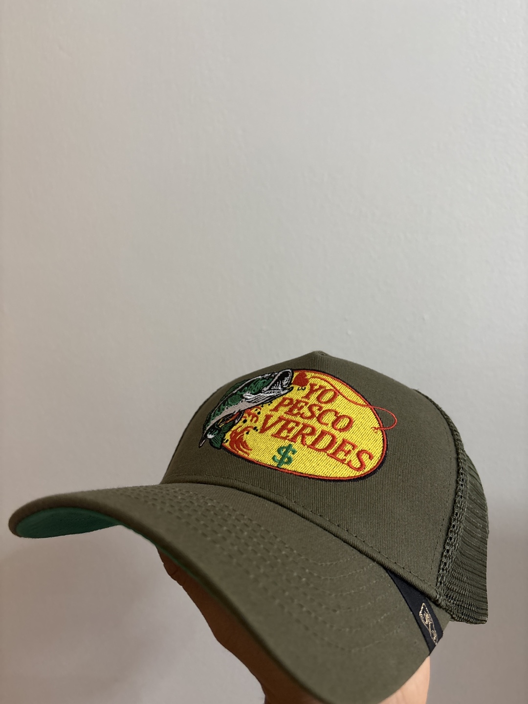 Bass Pro Shops Olive Green Trucker Hat
