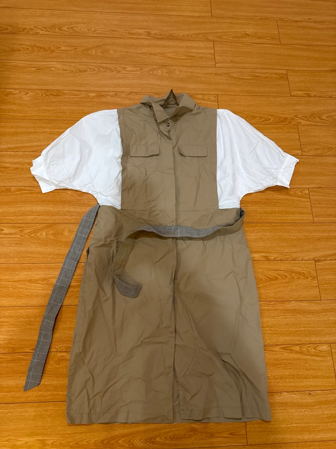 Tibi Beige Dress, Size L thumbnail