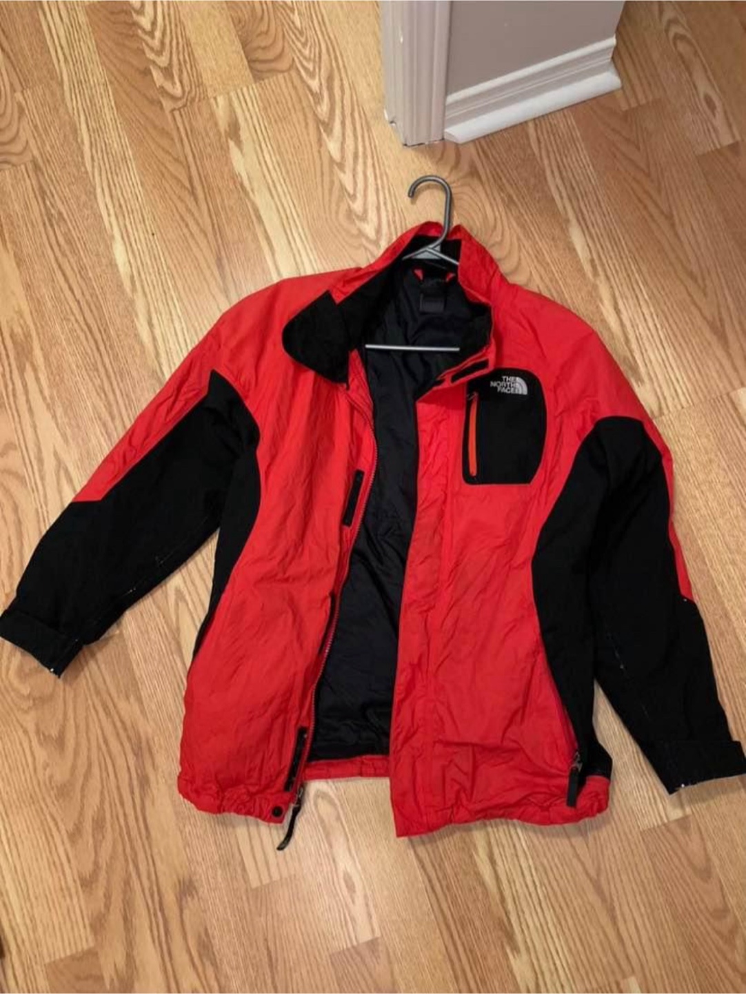 The North Face Red & Black Jacket Windbreaker