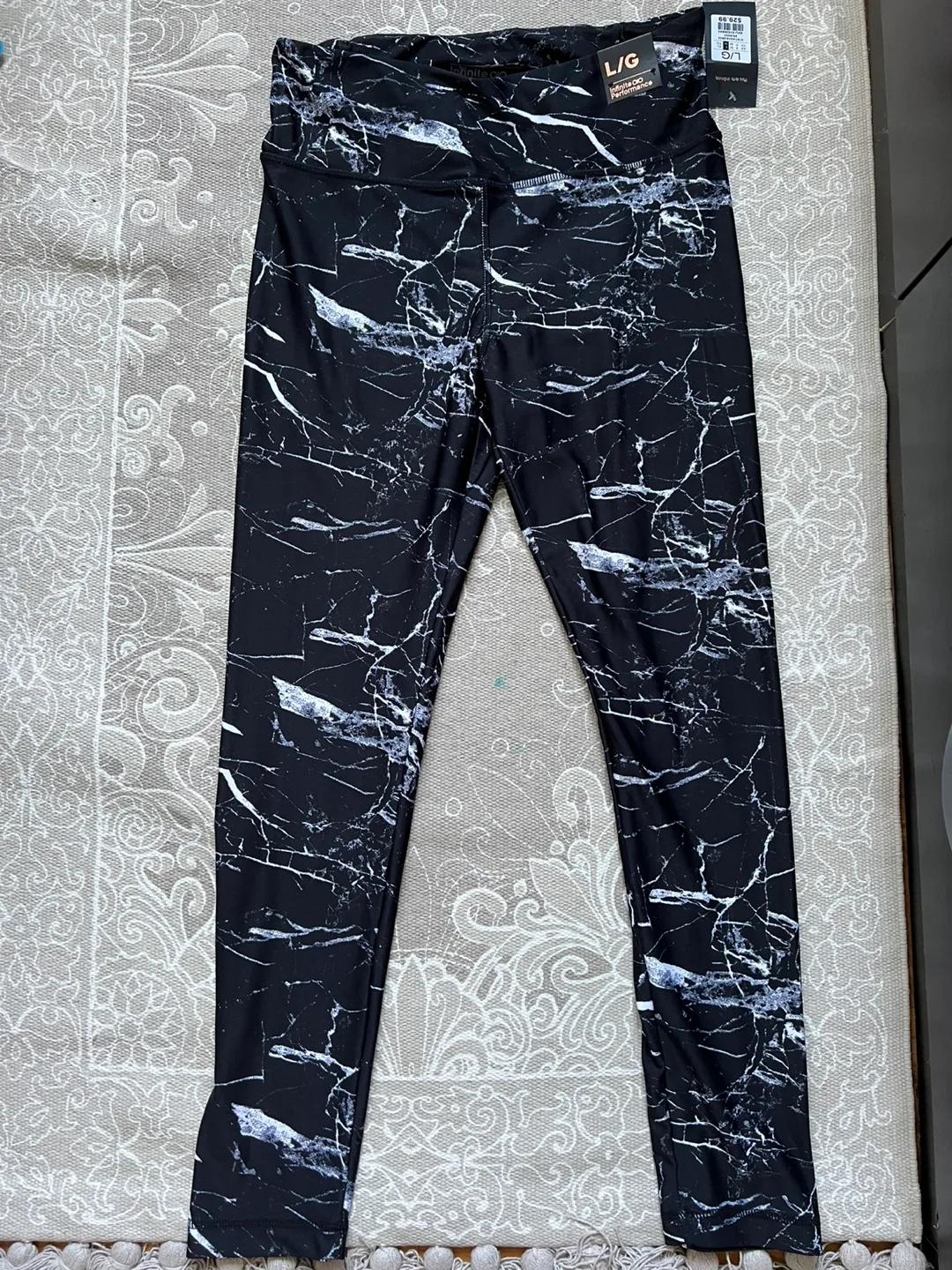 Infinite Performance Marble Leggings - Size L thumbnail