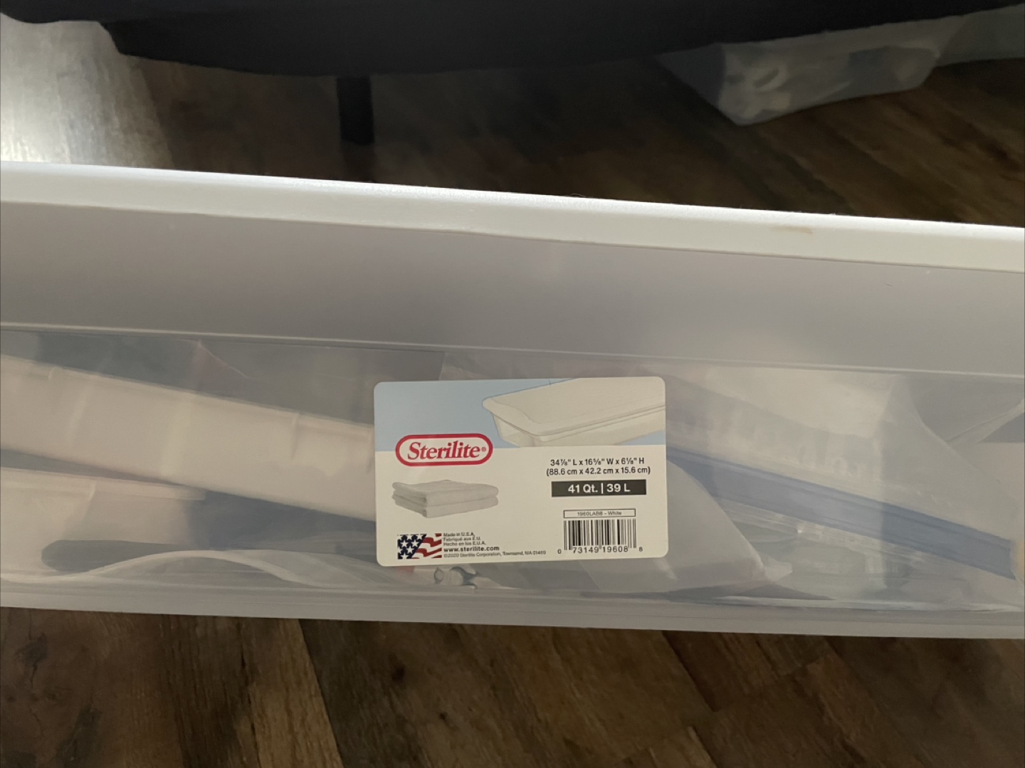 Sterilite 41 Qt Storage Box