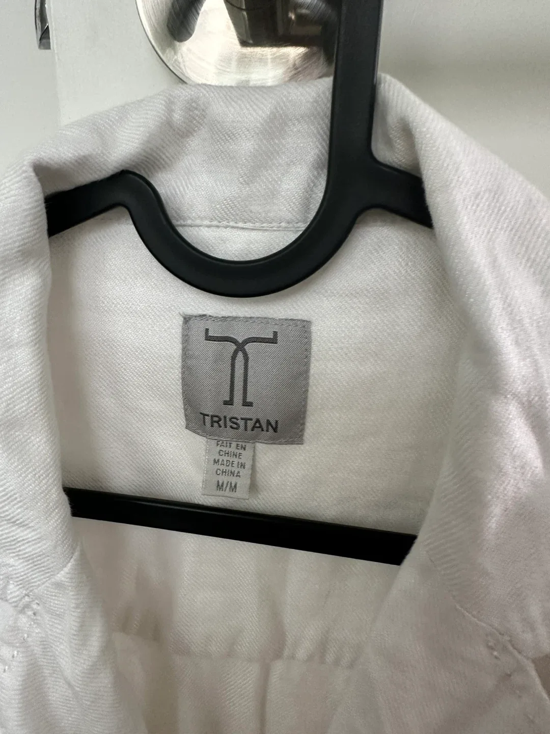 Tristan White Linen Jacket - Size M/M image indicator(4)