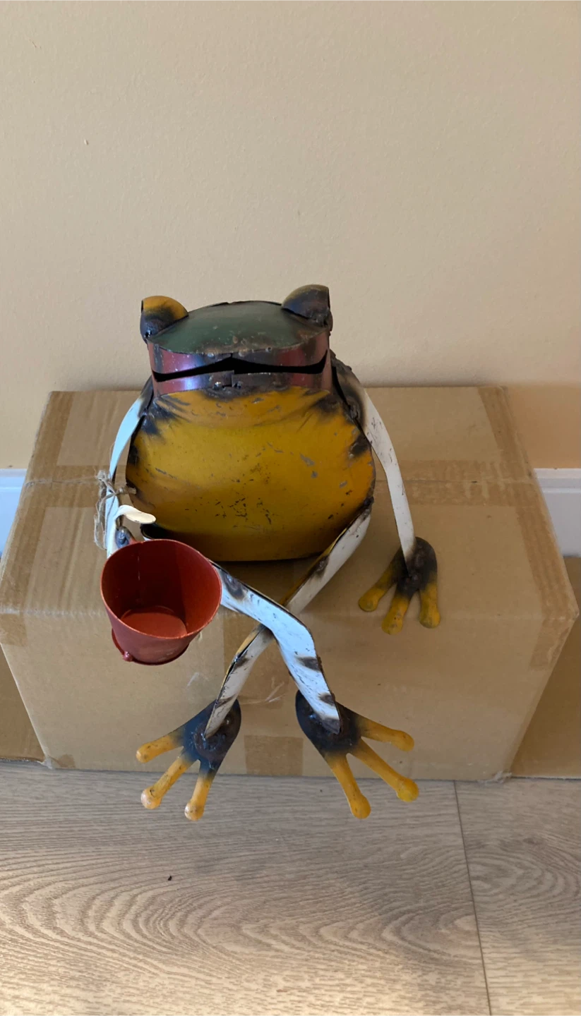 Metal Frog & Cricket Garden Art - photo 3