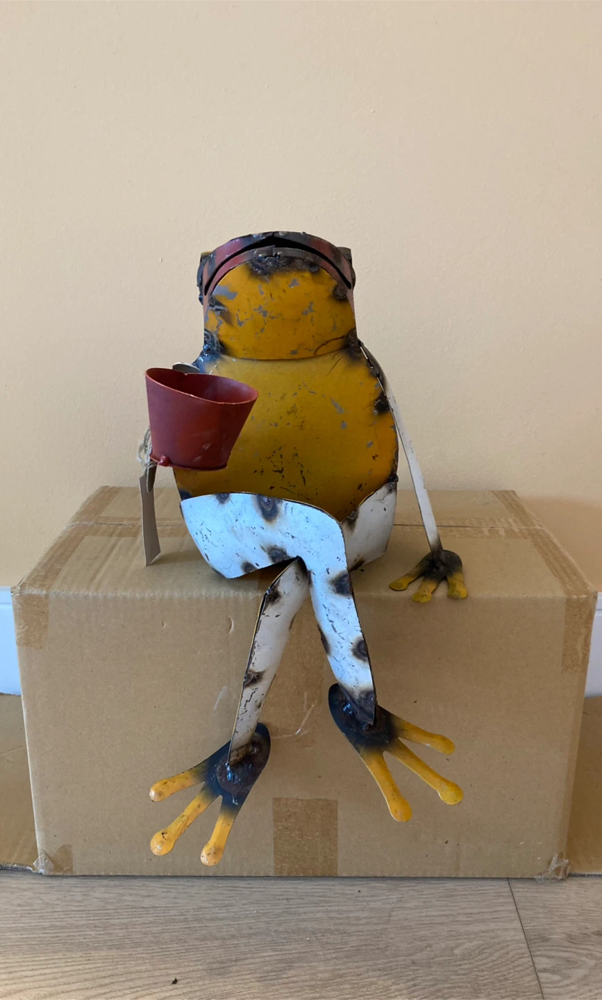 Metal Frog & Cricket Garden Art - photo 2