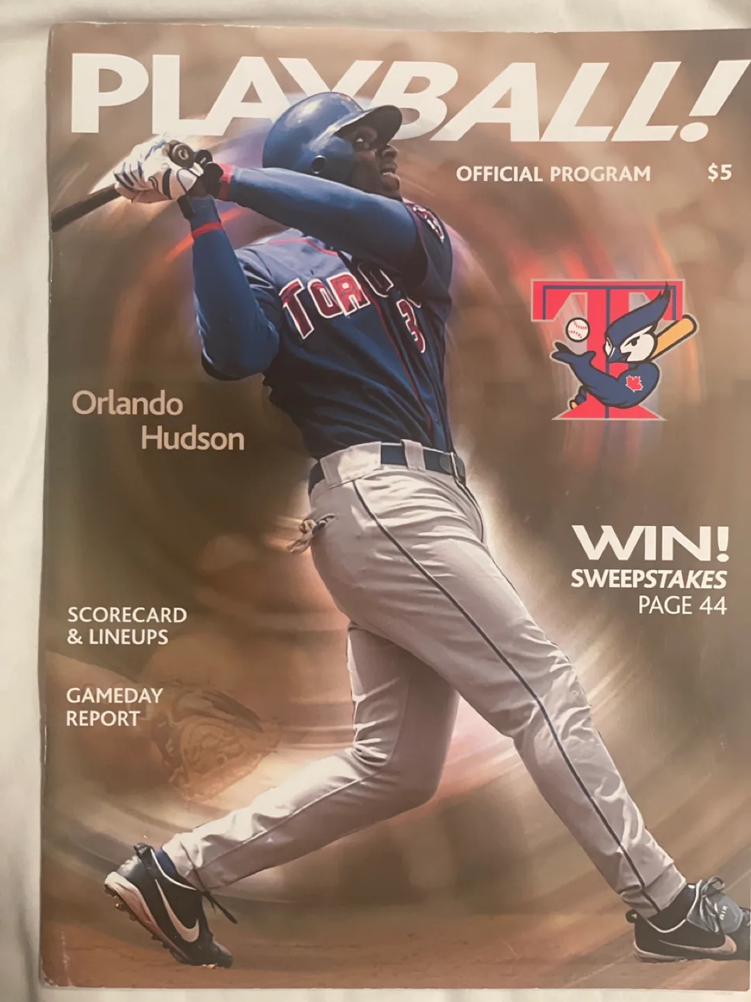 2003 blue jays program thumbnail