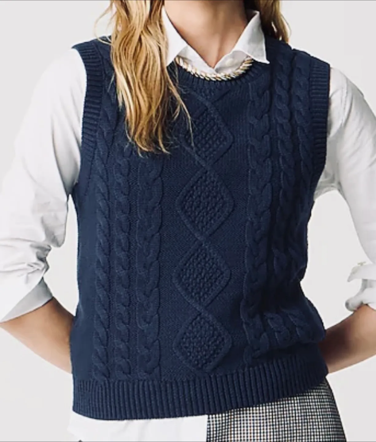 UNIQLO | Cable Knit Vest - Size S thumbnail