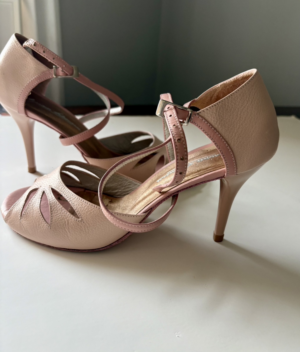 Argentine tango shoes. Size 8/7.5 heels 3.5” - photo 3