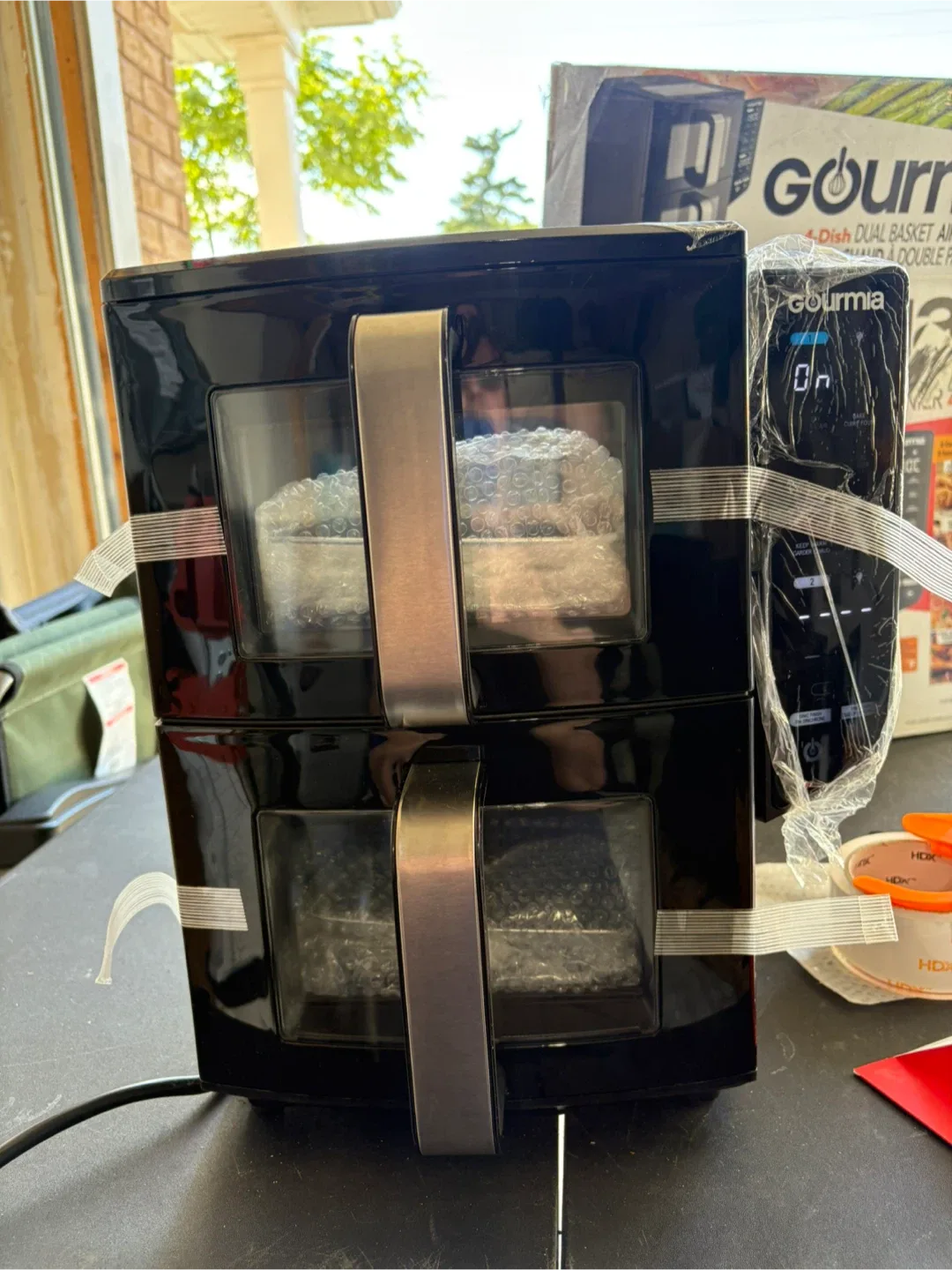 Gourmia Dual Basket Air Fryer 10.4L (Model GAF1180) – Brand New thumbnail