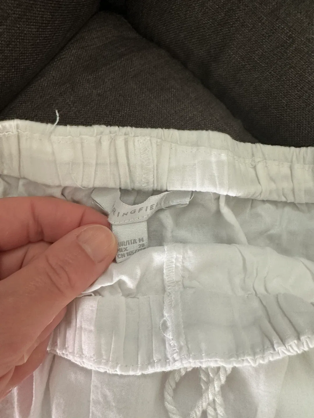 Springfield White Tiered Skirt - Size M image indicator(3)