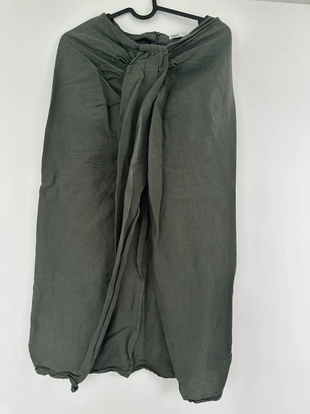 Zara Olive Green Skirt - Size S thumbnail