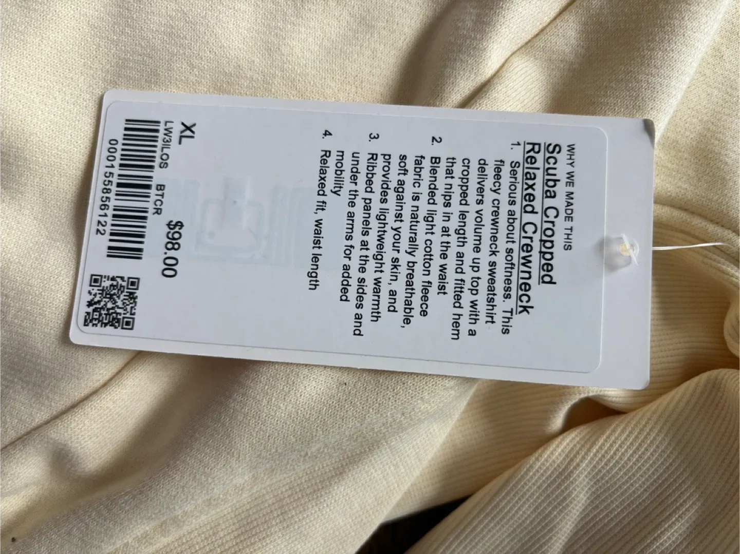 lululemon Cropped Relaxed Crewneck image indicator(3)