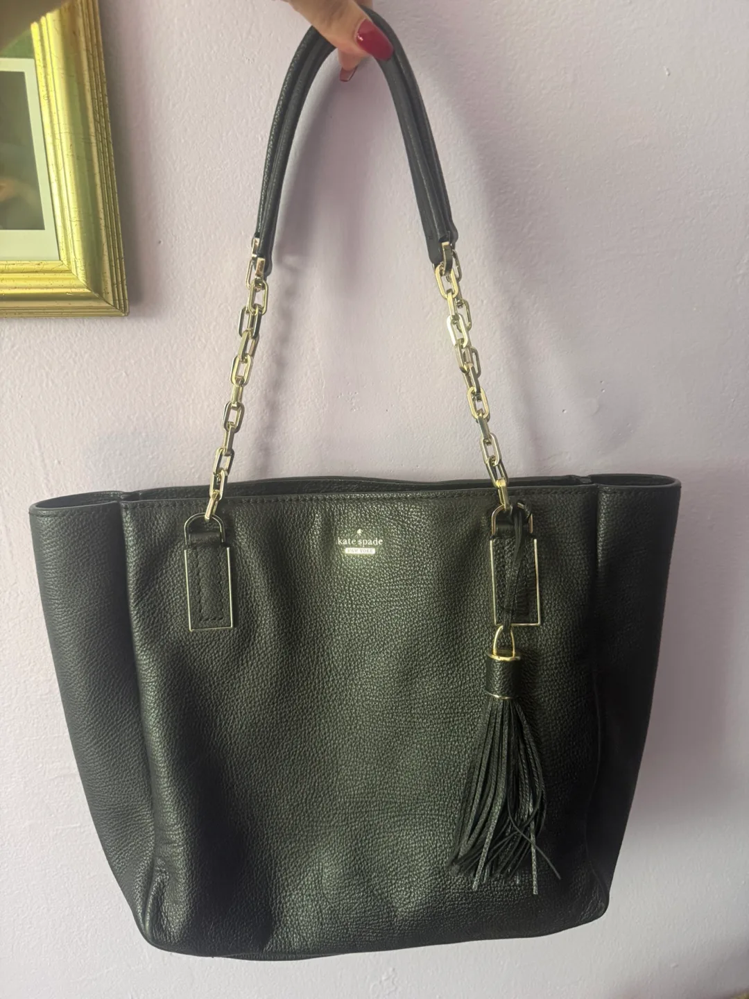 Kate Spade Black Tote Bag thumbnail