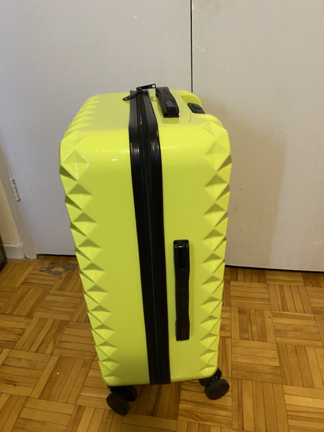 Small medium size suitcase