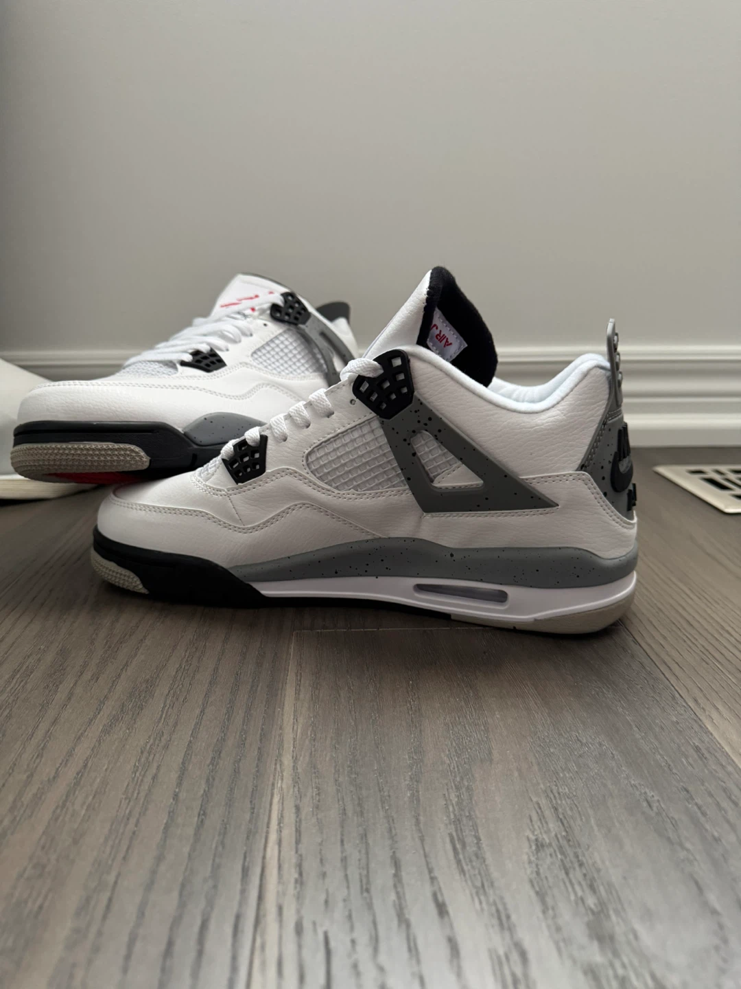 Nike Air Jordan 4 Retro White cement - photo 3