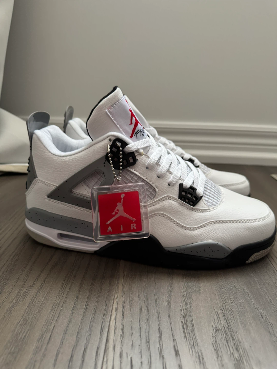Nike Air Jordan 4 Retro White cement - photo 2