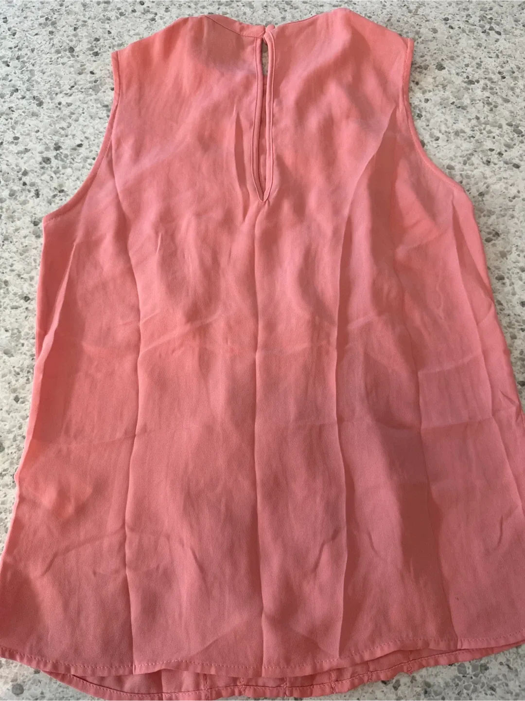 H&M Pink Ruffle Sleeveless Blouse - Size 4 image indicator(3)