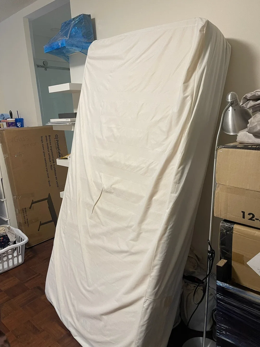 TWIN BED WITH MATTRESS  … $180 with delivery  NEED GONE ASAP image indicator(5)